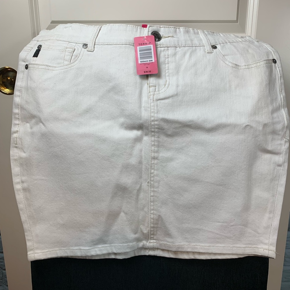 Torrid jean skirt